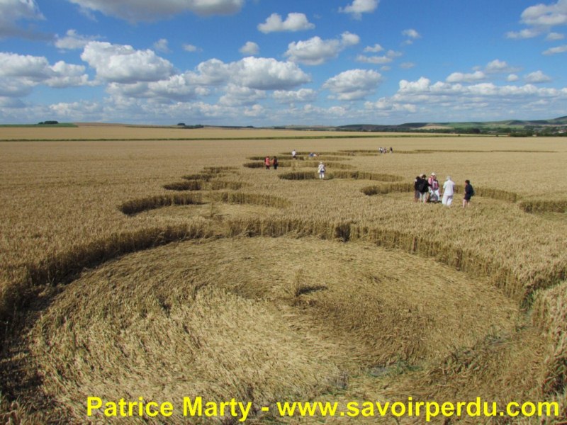 Etchilhampton (2), Wiltshire crop circle, aerial photo 57